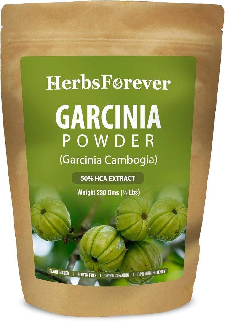Herbsforever Garcinia Cambogia Powder Support Active &amp; Energetic Body 230 GMS