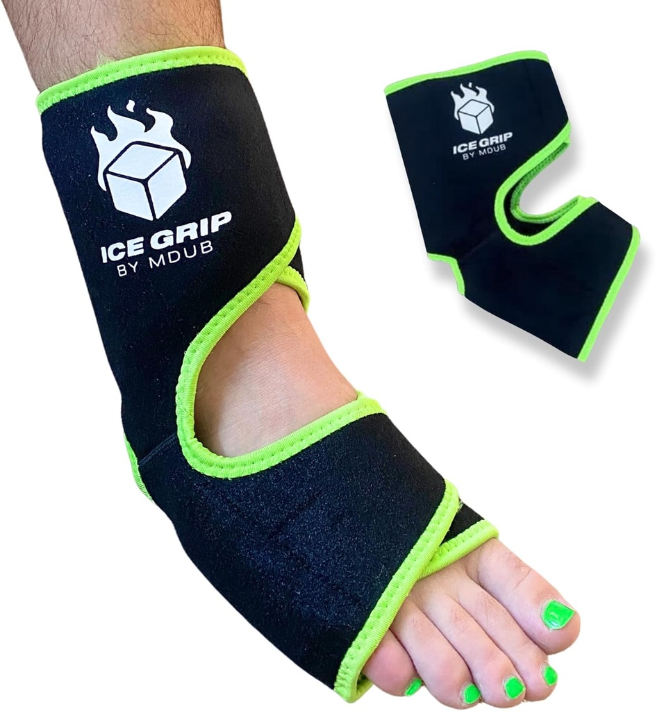 Caliente del tobillo del pie " Cold Ice Wrap Post Cirugía Compresión Reutilizable Gel Pack para Lesiones Flexible para Inflamación, Post-Surgery, Tobillo, Pie, Fútbol, Baloncesto, Terapia de Socorro de Recuperación