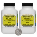 Trisodium Citrate [Na3C6H5O7] 99+% USP Grade Powder 1 Lb in Two Space-Saver Bottles