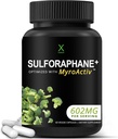 HUMANX Sulforaphane+ 602mg - USA Testado de terceros - Sulforafane con extracto de semilla de brócoli " Moringa - Apoya la producción de antioxidantes, la desintoxicación, " Salud celular - Suplemento de brócoli