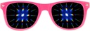 GloFX Ultimate Diffraction Glasses - Rosa - 3D Prism Rainbow Effect - Great Edm, Festival, Concert, Fireworks, Christmas Lights, y Rave Accessory - Pink Frames