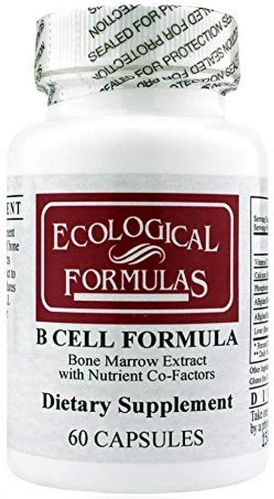 Fórmulas ecológicas B Cell Fórmula, Blanco, 60 Cuenta