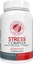 Suplemento Complejo de Estrés de Fern de Plata - con Caffeine, Worry, Mood &amp; More - con Suplementos de Saffron, L-Theanine y Myo-inositol - Suplementos de Alivio de Estrés Natural - 30 Serviciones