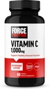 FORCE FACTOR Vitamina C 1000mg Apoyo Inmunitario Suplemento, Vitamina C Suplemento Inmunity Vitaminas Plus Antioxidante Apoyo, Calidad Premium, Vegan, 60 Tablas de vitamina C
