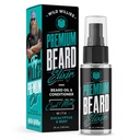 Aceite de barba Premium de Wild Willies " Acondicionador Natural, Ingredientes orgánicos promueven el crecimiento rápido de la barba, elimina el injerto " .