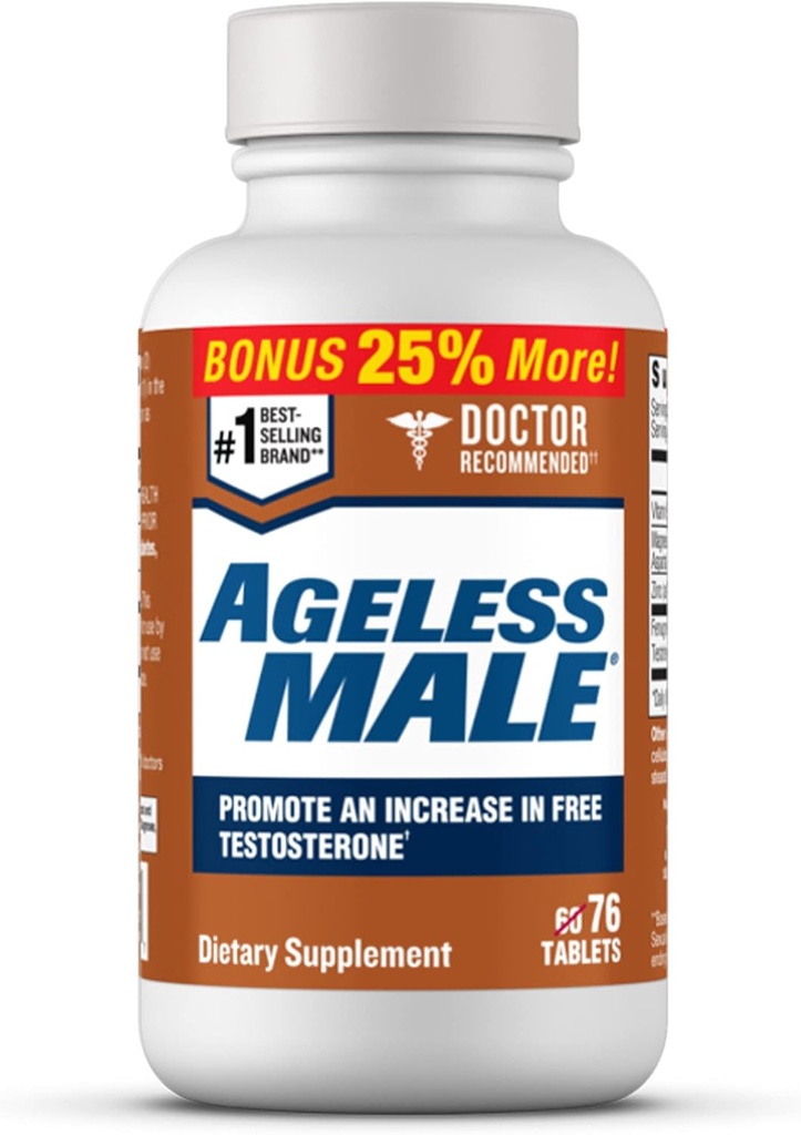 Masculino sin edad Suplemento Boosterone Hombre, 76 Tablas