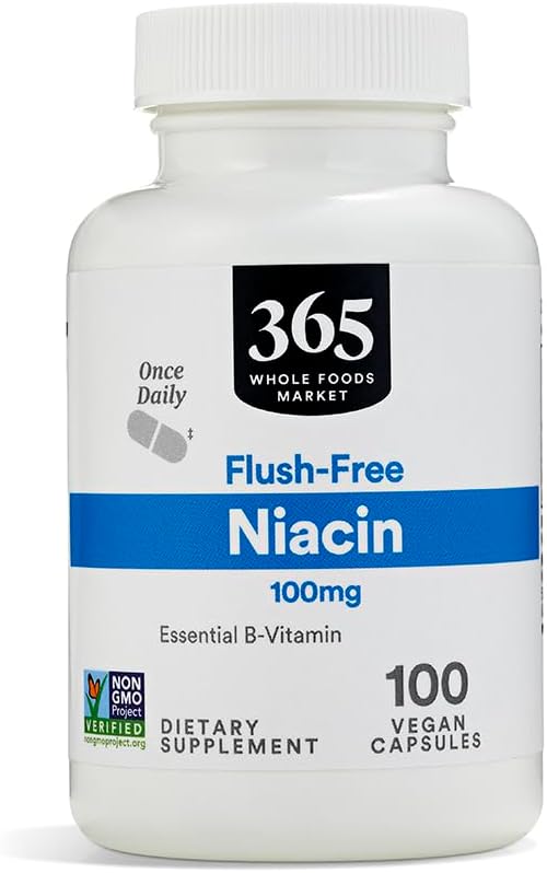 365 por Whole Foods Market, Niacin, 100 Mg, 100 Cuenta