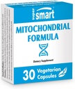 SuperSmart - Fórmula Mitocondrial (Fórmula Avanzada) - con PQQ, Ácido R-Lipoico, Acetyl-L-Carnitina - Suplemento Mitocondrial ← No GMO &amp; Gluten Gratis - 30 cápsulas vegetarianas