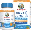 MaryRuth Organics Vegan Vitamin C Gummies | 2 Month Supply | Immune Support Supplement for Adults & Kids | Chewable Vitamin C Gummy Vitamins | Non-GMO | Pectin Based | 60 Count