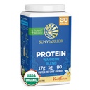 Sunwarrior Vegan Protein Powder Organic Plant-Based Protein  BCAA Amino Aminoácidos Hemp Seed Plant Protein ← Soy Free Dairy Free Gluten Free Synthetic Free Non-GMO ← Vanilla 30 Servings ¦ Warrior Blend