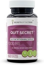 Secretos de la Tribu - Quit Secret, Nicotine Retirada Apoyo, Herbal Suplemento Blend (60 cápsulas)