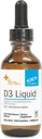 XYMOGEN D3 Liquid - Liquid Vitamin D Drops with Vitamin D3 to Support Immune Health, Bone + Heart Health - 1000 IU VIT D per Drop - Micro-Emulsified for Enhanced Absorption (2.03 oz / 1500 Servings)