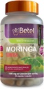 Betel Natural Premium Orgánicamente Fuente Moringa Oleifera Capsules Increíbles Flavonoides - 1500 mg por Serving