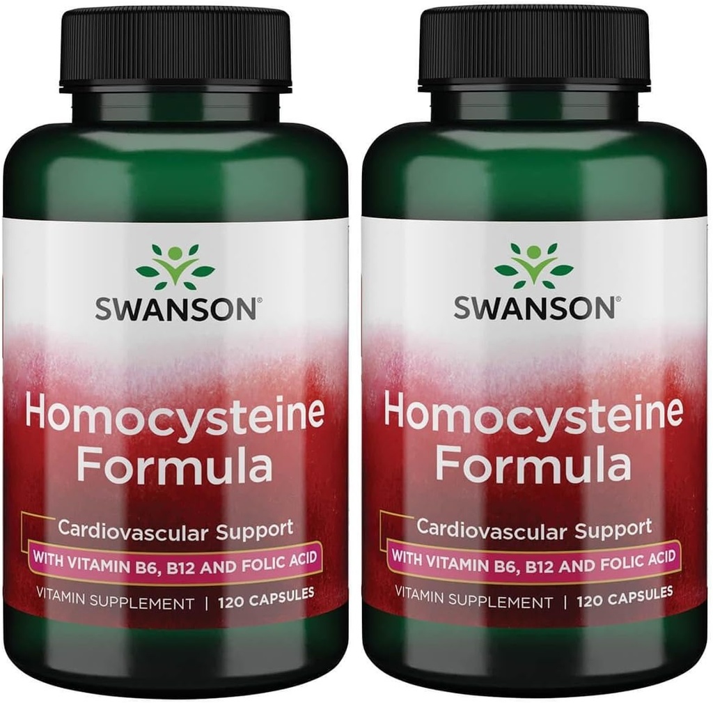Swanson Homocysteine Fórmula 120 Caps (2 Pack)