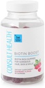 Consult Health BIOTIN Boost Gummies for Hair, Skin and Nails - 10,000 mcg - Vegan Vitamin B Dietary Supplement - Supports Faster Hair and Nail Growth - Raspberry Flavor - Black Carrot - 60 Count