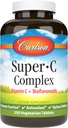 Carlson - Complejo Super-C, Vitamina C + Bioflavonoides, Función Inmune " Wellness Optimal, Antioxidante, 250 Tabletas Vegetarianas