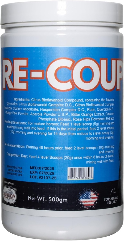 ReCoup Granular Horse Blood-Building Supplement - Nutritional Support for Bleeders by Saratoga Veterinary Product