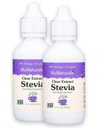 NuNaturals Clear Extract NuStevia, Sweetener de base vegetal, 2 oz, 2 pack, Plastic