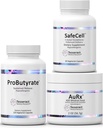 Tesseract Medical Research ProButyrate Gut Health Supplement &amp; SafeCell S-Acetyl Glutathione Supplement &amp; AuRx Autism Spectrum Medical Food Powder