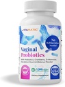 Probióticos Vaginales Vitamáticos 20 Billones para Mujer PH Balance " Control de olores con prebióticos " 60 cápsulas DR - Hecho con arándano, D-Mannose, Hibisucs " Dandelion