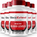 Gluco Extend Capsules, GlucoExtend Support Fórmula Suplemento Píldoras - Máxima fuerza, Gluco Extend Health &amp; Wellness All Natural Fórmula, Oficial GlucoExtend Health Capsules Comentarios (5 Pack)