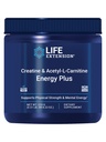 Ampliación de vida Creatine Acetyl-L-Carnitine Energy Plus, Energy Support Supplement, creatine monohydrate, Acetyl-L-carnitine, Gluten-Free, Non-GMO, Vegetarian, 30 Servings