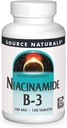 Source Naturals Niacinamide B-3, 100 mg Dietary Supplement - 100 Tablets