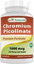 Mejores Naturales Chromium Picolinate 1000mcg 240 Tabletas