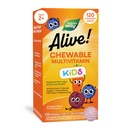 Nature’s Way Alive! Children’s Chewable Multivitamin, Kids Multivitamin with Orchard Fruits and Garden Veggies Powder Blend, Daily Kids Vitamins for Nutritional Support Cherry Flavor, 120 Tablets