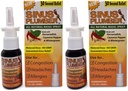 Sinus Plumber Hot Pepper Nasal Spray Congestion Allergy Relief - 2 Bottle Deal
