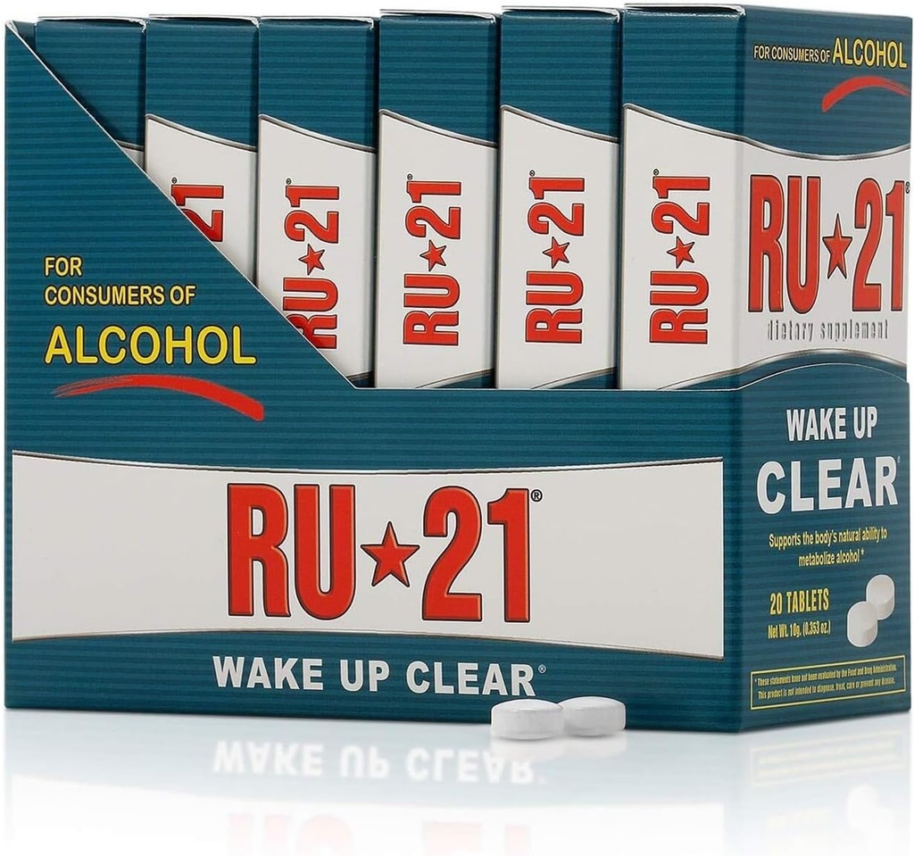 El suplemento para cuando usted quiere beber " Ir a trabajar La siguiente mañana ← Se siente mejor después de celebrar " Apoyar su vida útil Confió en 23 años Silencioso en EE.UU. (20-Pill x 6-Pack, 60 Servings)