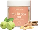 cosmix My Happy Gut, para una mejor digestión, Bloating & General Gut Health, Natural, Veget-Based Superfood Blend, Hace hasta 40 Servings, Añadido Sugar, Vegan 50 G (Pack of 1) Brown