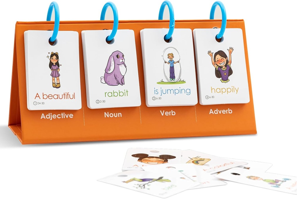 Tichgeim Sentence Building for Kids, Speech Therapy Materials Aprende a leer Sentence Builder for 3-8, Preschool Kindergarten Learning Activities Classroom Must Haves for Boys Girls 1st 2nd 3rd Grade