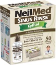 NeilMed Sinus Rinse Kit con Xylitol, 50 Conde (Pack of 1)