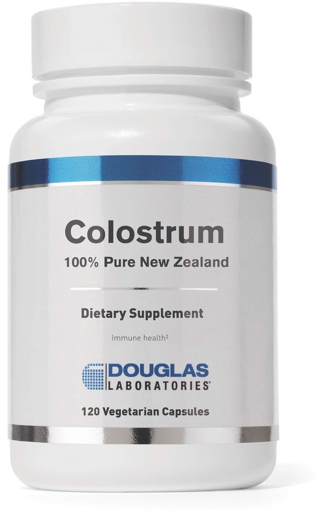 Douglas Laboratories Colostrum tención 100% Puro New Zealand Suplemento para Immune Support, Antioxidants, Anti Aging, GI Balance y Gastrointestinal Health* ← 120 Capsules