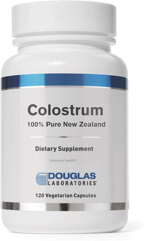 Douglas Laboratories Colostrum tención 100% Puro New Zealand Suplemento para Immune Support, Antioxidants, Anti Aging, GI Balance y Gastrointestinal Health* ← 120 Capsules