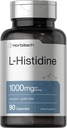 Horbäach L-Histidine 1000mg 90 Capsules ← No GMO y Gluten Gratis ← Farmacéutico Grado