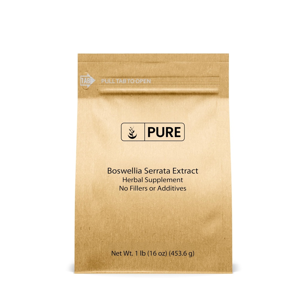 PURE ORIGINAL INGREDIENTES Boswellia Serrata Extracto (1lb) Herbal Suplemento Polvo, No GMO