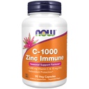 AHORA Suplementos de alimentos, C-1000 &amp; Zinc Immune, Fórmula de Apoyo Estacional*, Protección Antioxidante*, 90 cápsulas Veg