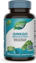 Ginkgo, memoria y concentración*, 120 cápsulas