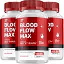 Flujo de sangre Max Capsule - BloodFlowMax Advanced Fórmula, BloodFlow Max Extra Strength, Wellness general,Todas las vitaminas naturales, Comentarios (3 Pack - 180 cápsulas)