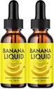 Banana Suplemento líquido Original 60ml Banana Extracto líquido para mujeres Gut Health 2 Pack