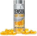 Censor NDS Nutrición Pérdida grasa y toner corporal con CLA, aceite de pescado, girasol y Omega 3-6-9 Blend - Suplemento dietético para la energía mejorada, metabolismo y salud - 180 Softgels