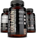 Píldoras Multi Collagen Premium - Colágeno Hidrolyzed Capsules para Hombres y Mujeres Tipos 1 2 3 5 10 - Suplementos Collagen para Hombre - Colageno Hidrolizado Pastillas para Hombre Mujer 90 caps