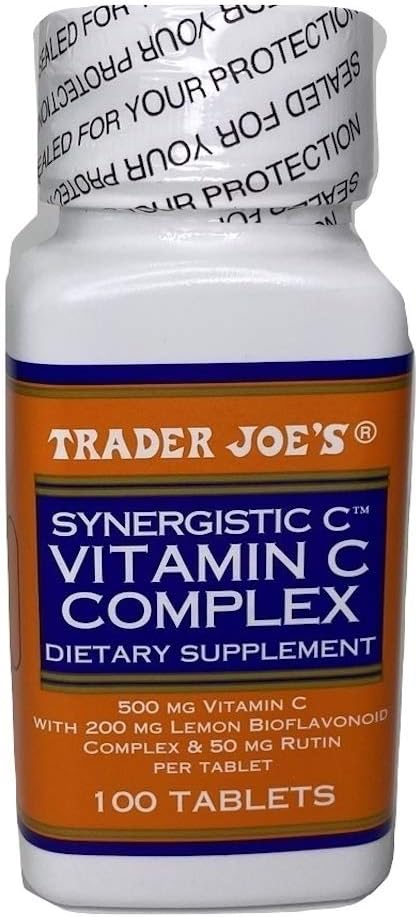 Comerciante Complejo de vitamina C de Joe 100 Tabletas