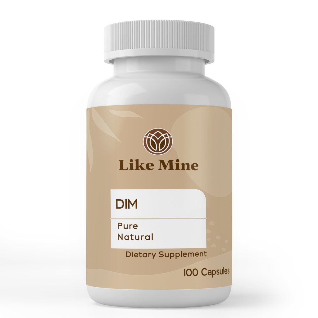 Como la mina DIM (100 cápsulas), Pura " Natural, No Fillers o Aditivos, Suplemento dietético