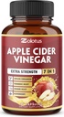 Zolotus 7 en 1 Cápsulas de vinagre de manzana, 3 meses de suministro con canela de Ceylán, raíz de jengibre, Turmérica, Elderberry para soportes Digestión, Immune, 90 cápsulas