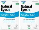 TRP Ojos Naturales, Tabletas Homeopáticas, Sin gluten, 48 ct (Pack of 2)