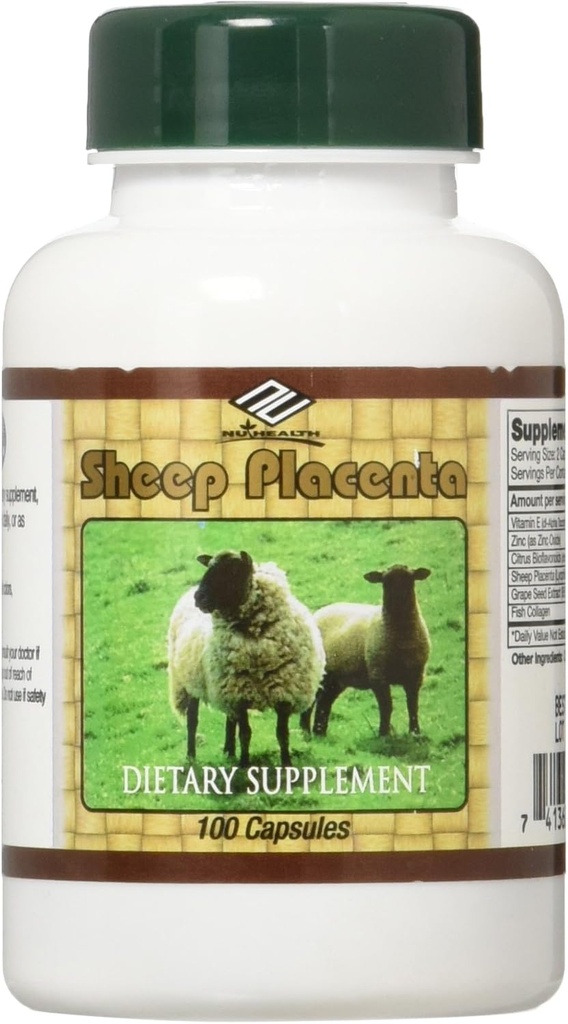 Sheep Placenta Complex 100 cápsulas,FRESH , Nuevo producto bueno!