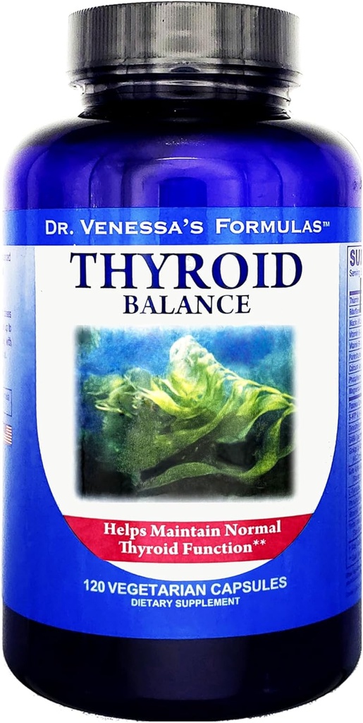 Dr. Venessa’s FormulasTM Thyroid Balance 120 Vegetarian Capsules